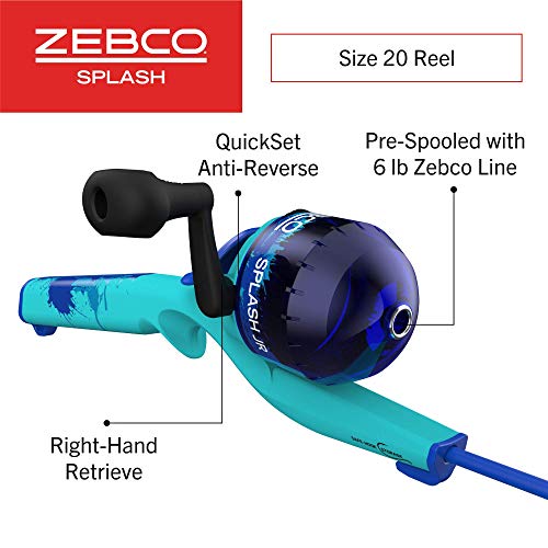 Zebco Splash Kids Fishing Rod Combo - Image 8