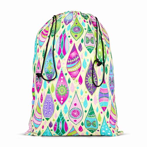 Image of ArtzFolio Christmas Curls | Reusable Sack Bag | Bag for Gym, Storage, Vegetable & Travel
