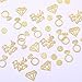 MEYSIMOON Bridal Shower Decorations 300pcs Table Glitter Confetti for Engagement Party Decor Bride to be,Diamond,Ring and Circle Gold Paper Confetti for Wedding Bachelorette Party Favors (Gold)