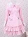 Hugme Cotton Pink Long Sleeves Sweet Lolita Dress