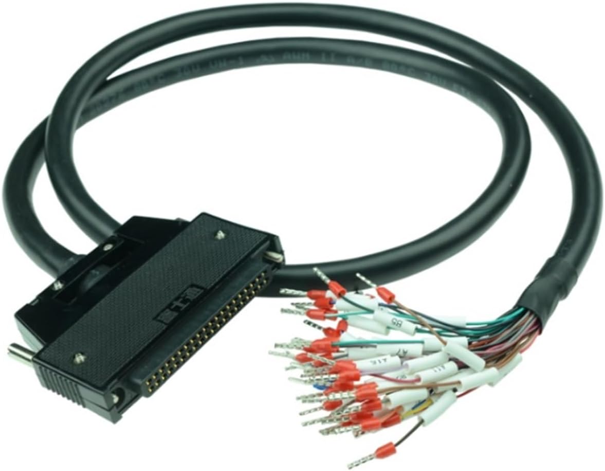 PLC I/O ケーブル制御ケーブル FCN40P A6CON1 配線 40P C500-CE401 三菱 QL シリーズ端子台富士