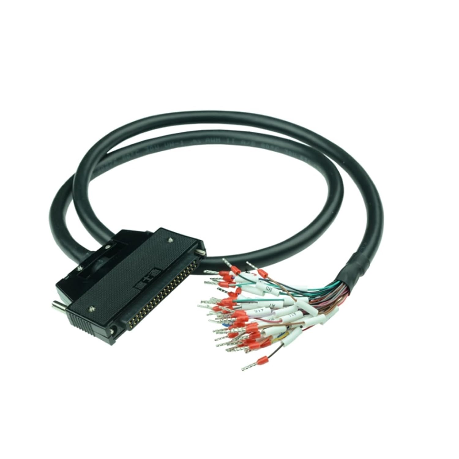 PLC I/O Cable Control Cable FCN40P A6CON1 Wiring 40P C500-CE401 Fit for Mits~bishi Q L Series Terminal Board Fuji(2M)