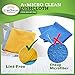 Premium Microfiber Cleaning Cloth (2Pcs) - Lint Free Cloths for Polishing, Dusting, Wiping, Absorbing - Streak Free Micro Fiber Cleaning Rags - Wash Cloth for House, Kitchen, Car, Window - Korea Made