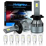 faros xenon megane 2 segunda mano 【2021 Nueva actualización, alto brillo】: XSTORM H7 bombilla LED con chip CSP LED, 70W de potencia: hasta 20.000LM de alto flujo luminoso. Modelado según el diseño original de las lámparas halógenas, sin puntos oscuros ni zonas de sombra, luz blanca fría de 6000K, diseño de patrón de haz ultraconcentrado, que proporciona un rango de iluminación más amplio y prolongado.