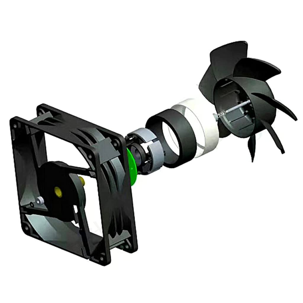 Potente ventola di raffreddamento brushless 5 V CPU ventola di raffreddamento 3000 giri/min potente cuscinetto a sfera lunga durata caso silenzioso radiatore silenzioso case per computer brushless CPU