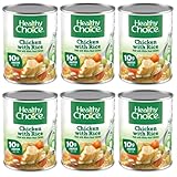 Healthy Choice Chicken and Rice Soup, 15-Ounce ( Pack of 6 )