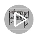 Scaffali multistrato per microonde, mobili da cucina e credenza da