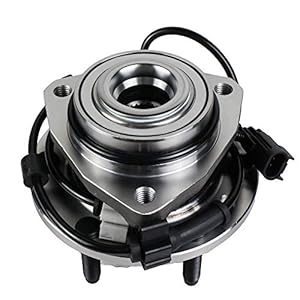Autoround Front Wheel Hub and Bearing Assembly 513188 fit for Chevy Trailblazer SSR, GMC Envoy, Buick Rainier, Oldsmobile Bravada, Isuzu Ascender, Saab 9-7x 6 Lug w/ABS