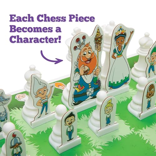 Image of Story Time Chess Set for Kids - Family Game Night, Strategic Game Play - Board Games for Family Night - Perfect for Beginners, Learn Chess with a Fun Story - Preschool Toys, Ages 3+