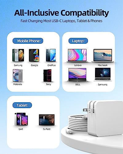 65W Usb C Laptop Charger For Samsung Galaxy Book Pro 360 Np950Qdb Np930Qdb Np935Qdc Galaxy Book Pro 15.6" 13.3" Np950Xdb Np930Xdb Ka1Us Kb1Us Type C Power Supply Adapter Cord #TOP4