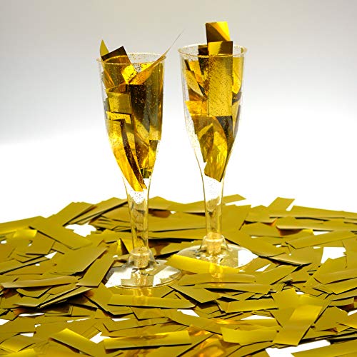 Ultimate Confetti Shiny Gold Metallic Bulk Confetti Bag, Includes 1 Pound Bag Confetti | Great For Celebrations, Weddings, Confetti Party, Fiesta Confetti, 2022 Graduation, & More #TOP4