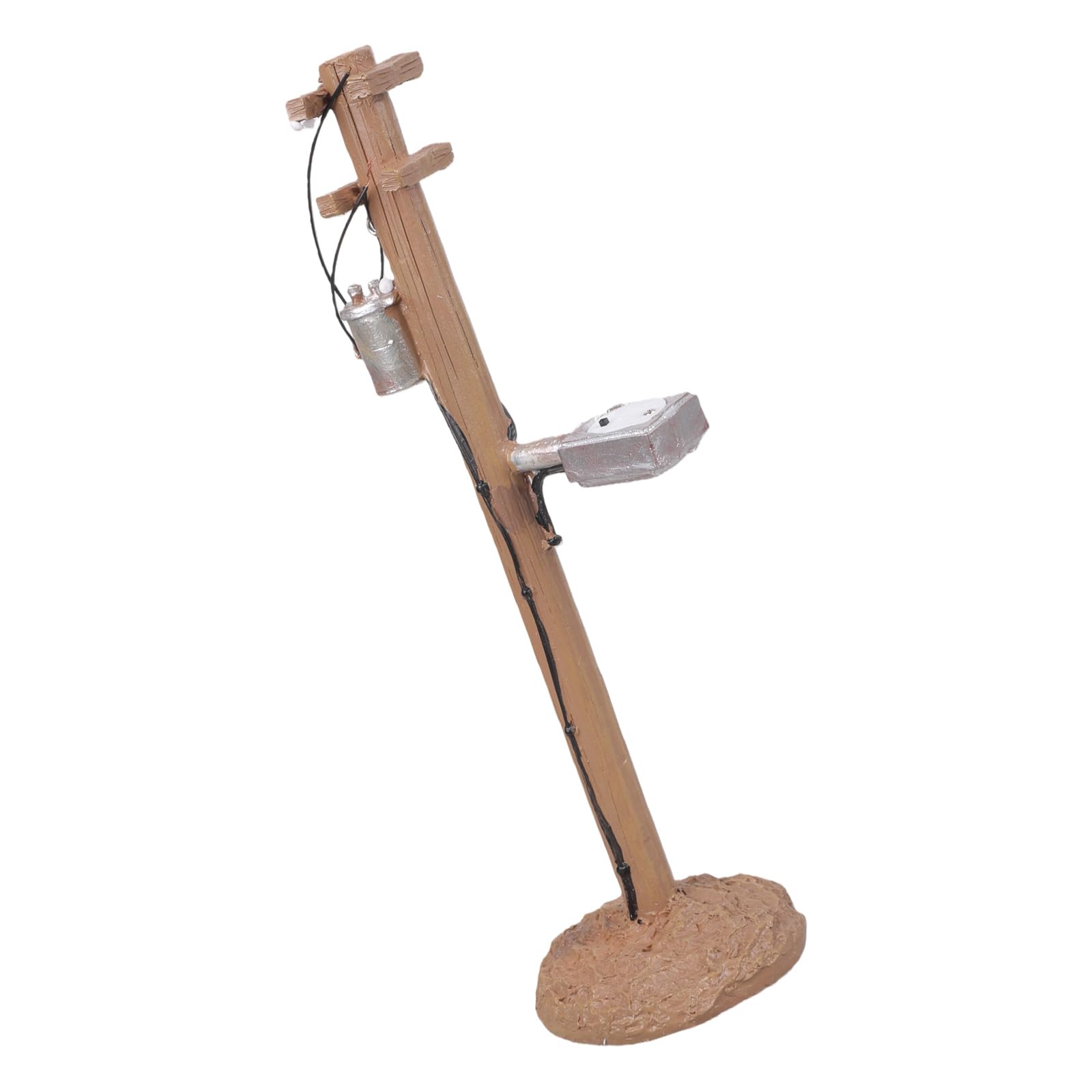 Jazuaiao Realistic Tiny Post Lamp for Model Building Undertakings Features Complex Wiring and Alterer Plan Tiny Street Light Deck
