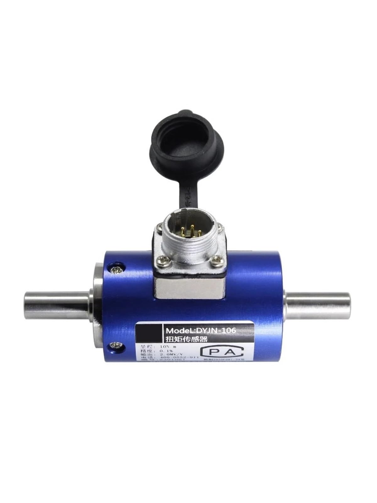 Sensor de torsión estática Dyjn-106 Medición de Fuerza del Sensor de Torque estático, Instrumento de medición de Torque Giratorio y pesaje Biaxial de tamaño pequeño (Color : 1-500N.m)