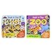 2 Pack Peek a Flap Board Books - Zoo and Dig