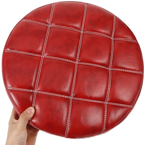 Coussin tabouret rond PU imperméable et lavable pour chaise de restaurant - 5