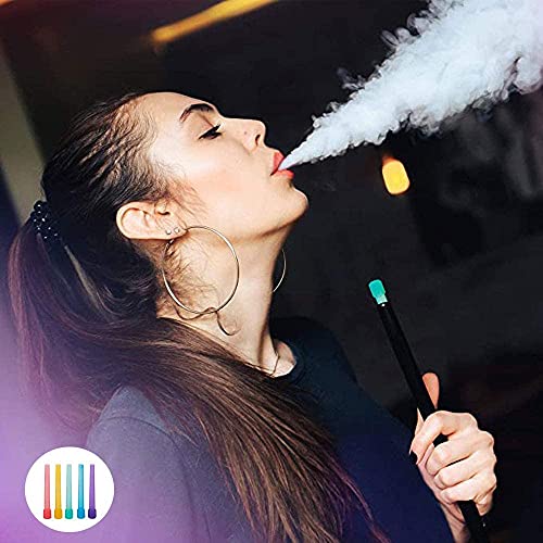 Zebra Smoke 100Pcs Extra Long Color Male Hookah Hose Mouth Tips Mixed Colors Bpa-Free #TOP5
