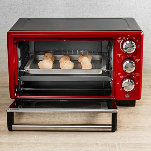 Forno Elétrico, Convection Cook, 18L, Vermelho, 220v, Oster