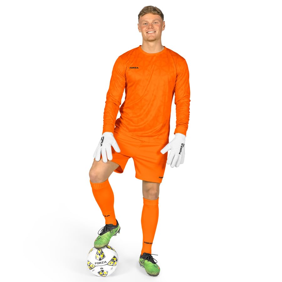 FORZA Tenue de Gardien de But à Manches Longues pour Hommes [XS-XXL] | Kit Complet pour Gardien de Football | 4 Options de Couleur