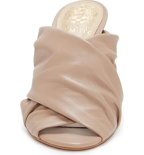 Vince Camuto Clarstie Nocciola Nude High Heel Open Toe Slip-On Dress Mules (Nocciola, 8) #TOP3
