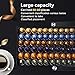 MASTERTOP Coffee Pod Holder - Gorgeous Coffee Pod Storage Drawer Holder for 60 K-cup Capsules, Functional K-cup Storage Drawer Holder, Tempered Glass, 1 Pcs Cleaning Cloth