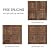 Yaheetech 27PCS Deck Tiles Interlocking Wood Composite Decking Flooring Patio Pavers Tiles Solid Wood and Plastic Indoor Outdoor 12 x 12" Brown