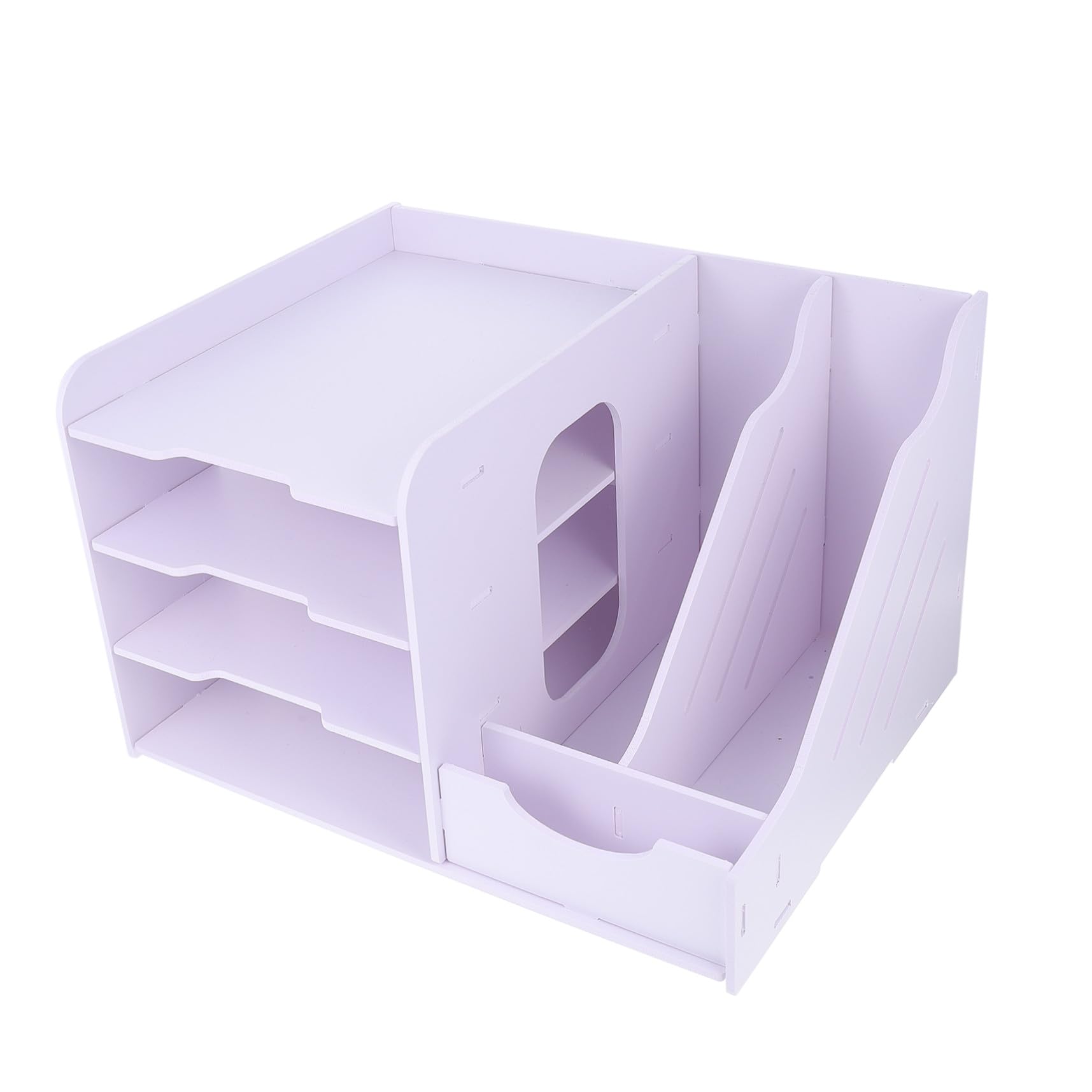 SHINEOFI 1pezzi Multi-layer File Storage Rack Per Ufficio Organizer Da Scrivania Per Documenti e Materiale Didattico Design Elegante e Funzionale Per Studio e Casa