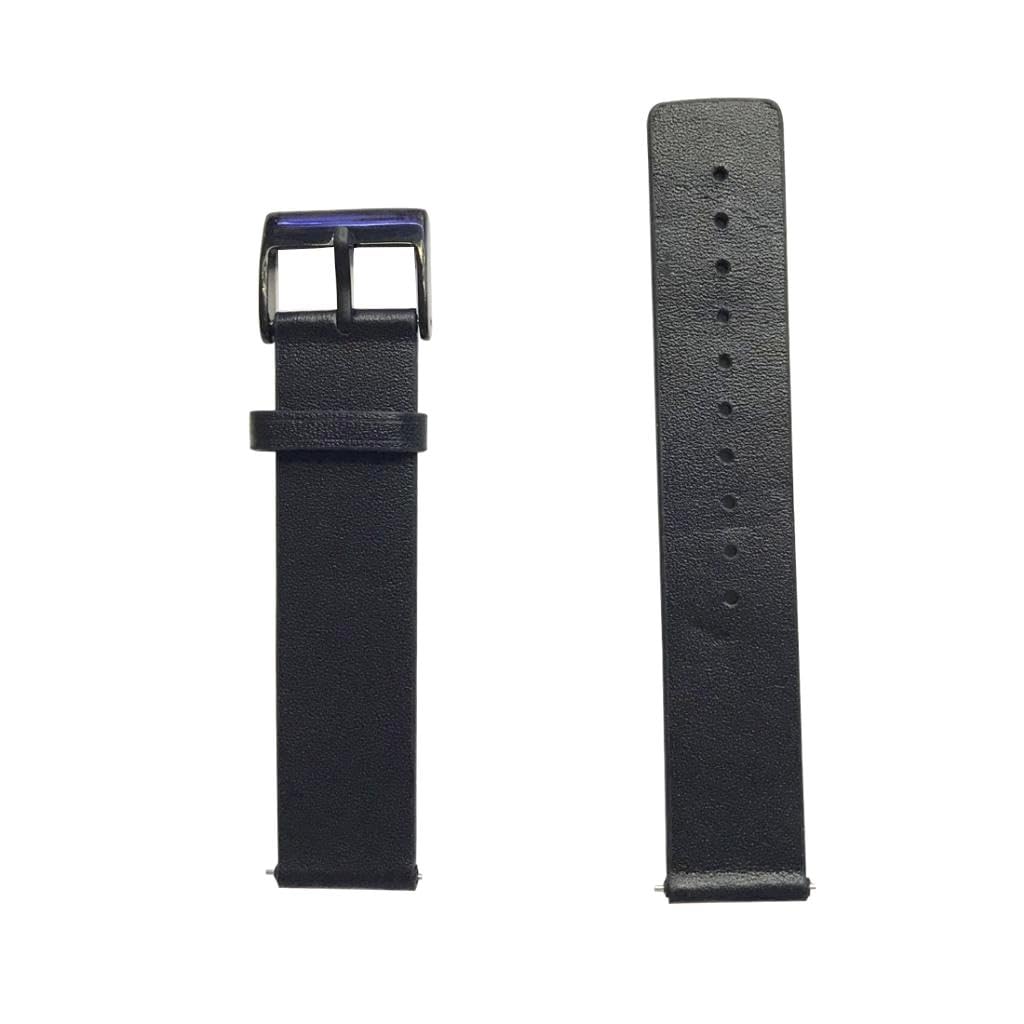 CALANDIS™ 20mm Replacement Leather Watchband Strap for Samsung Gear S2 Black | Smart Watches