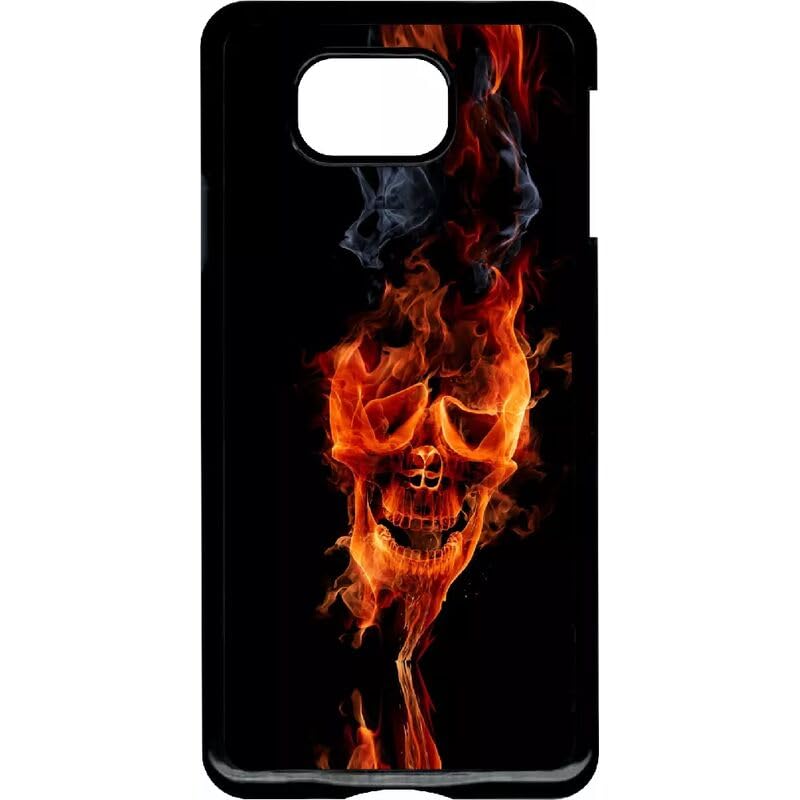 Générique Coque Galaxy Alpha - Tete de Mort en feu - Noir