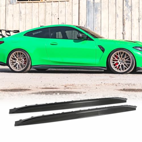 G82 G83 M4 Carbon Fiber Side Skirts for BMW 4 Series G82 G83 M4 2-Door 2021 2022 2023 2024 2025 Car Side Door Extension Rocker Panel Lip 1 Pair Factory Outlet