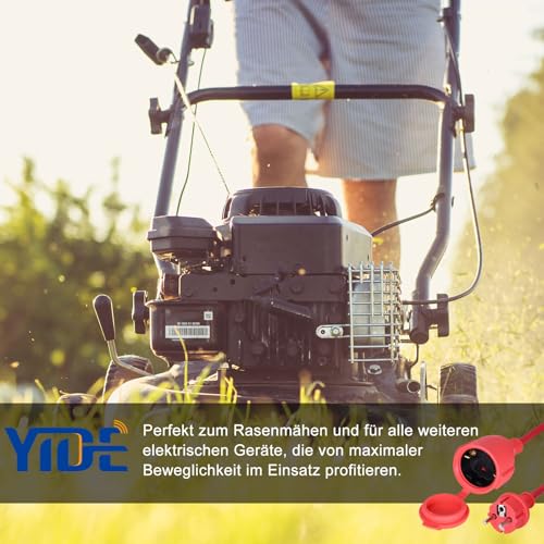 Câble électrique extérieur rouge 4m fini les fils coupés - 6
