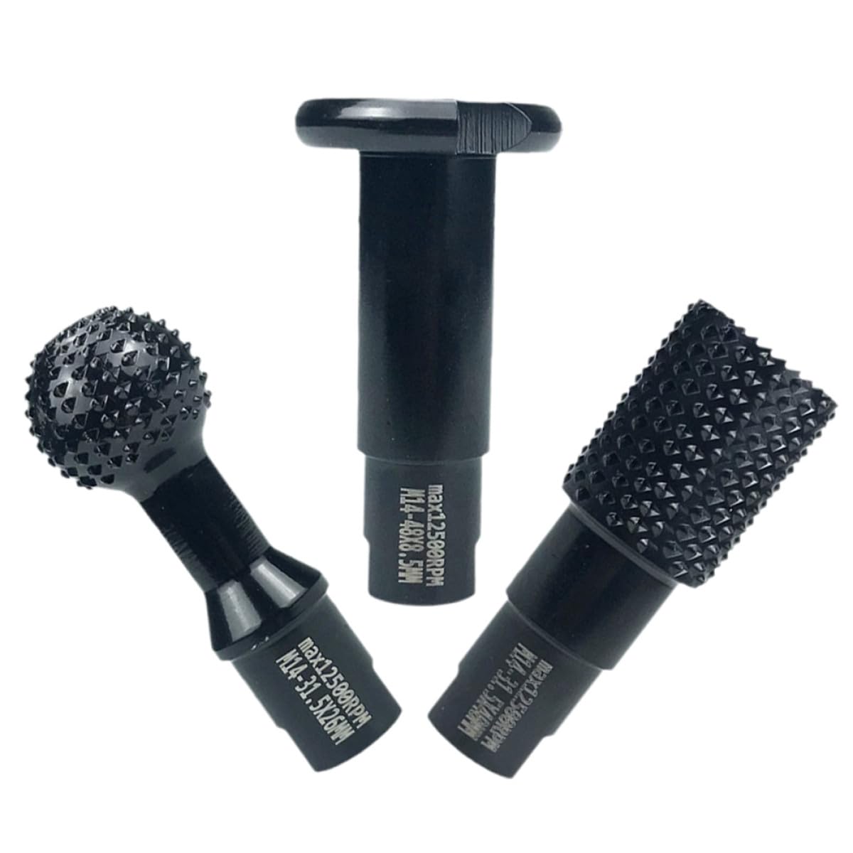 Accesorios M14 para amoladora angular con fresas rotatorias de acero para tallado en madera