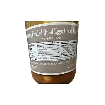 Kajun Kick - 1pck Mild Pickled Quail Eggs (12 oz.)