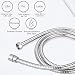 Rovtop Manguera de Ducha Manguera Flexo de Ducha Doble Interbloqueo - Cromo...