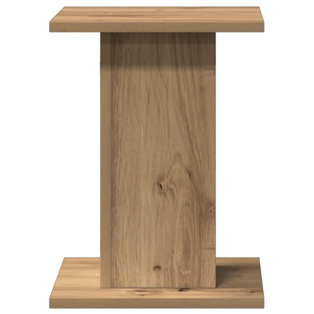Supports de haut-parleurs 2 pcs chêne artisanal bois ingénierie ,Appareils électroniques , Audio , Accessoires audio , Accessoires pour enceintes , Supports & pieds d'enceintes, Brun (Poids 9.5KG)