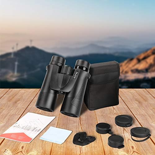 Amazon Brand  Eono Binoculars for Adults, Binoculars for All Purpose - 8x42