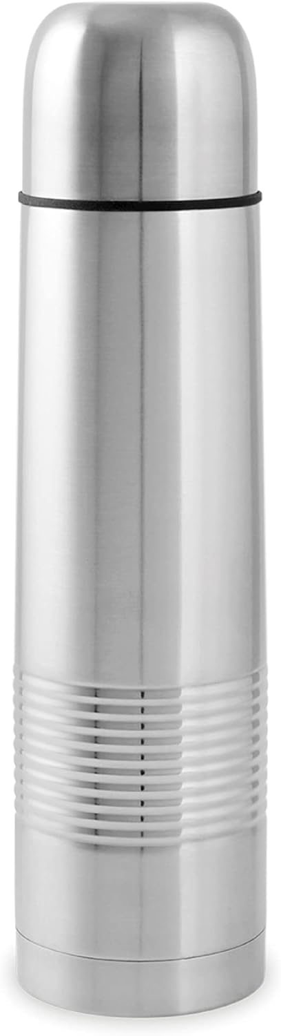 Home Flask Rigato, 1 Litre, Stainless Steel, 9 x 9 x 34 cm