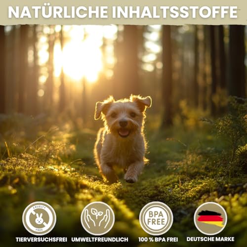 Animalea® [2 Stück] Zeckenhalsband für kleine Hunde - verbesserte Formel mit Schwarzkümmelöl - 100% Natürlich - bis zu 8 Monate wirksamer Schutz gegen Zecken Flöhe Läuse Ungeziefer