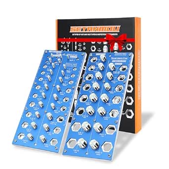 Thread Checker - 2 Pcs Nut and Bolt Thread Checker, 38 Bolt and Nut ...
