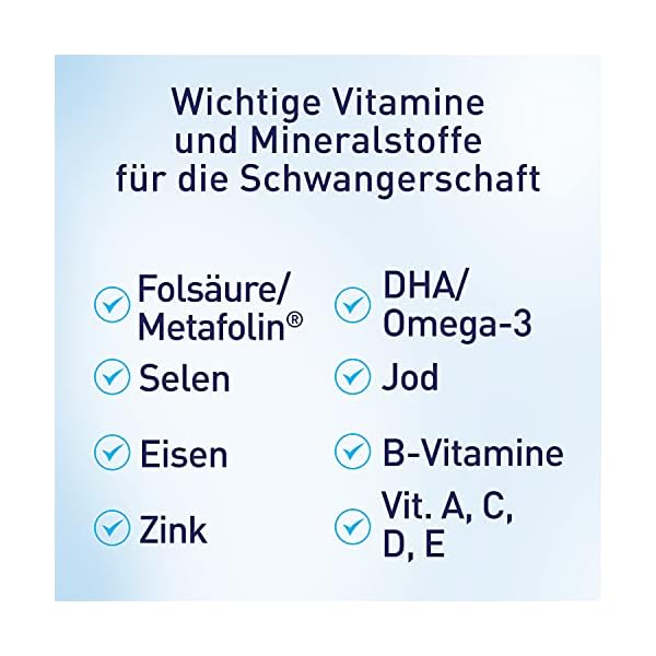Elevit 2 - Schwangerschaftsvitamine zur Nährstoffversorgung von Mutter & Kind ab der 13. Schwangerschaftswoche… – Bild 7