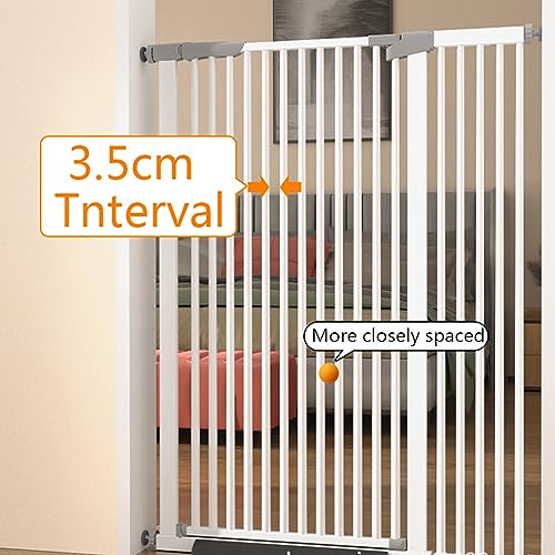 Barrière de sécurité rétractable 76-83cm : fixation sans perçage pour murs - 4