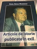 Articole de istorie publicate în exil 6067261111 Book Cover