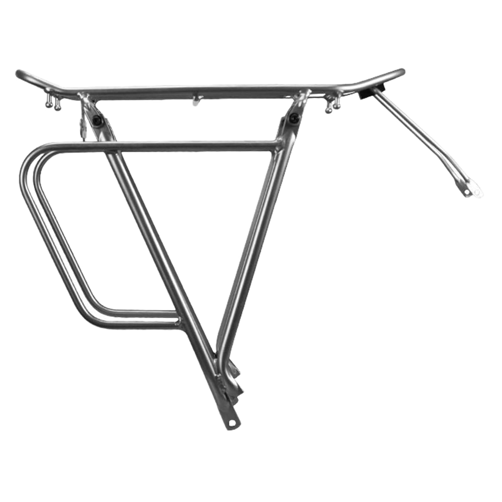 Portabiciclette, portabici | Portabici con schienale in metallo resistente | Supporto per attrezzatura per il trasporto turistico, accessori da ciclismo per lunghi viaggi su strada e attività