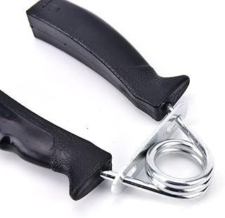 Kalindri Sports Mango de plástico (PVC) para desarrollar músculos de mano en color negro, paquete de 2