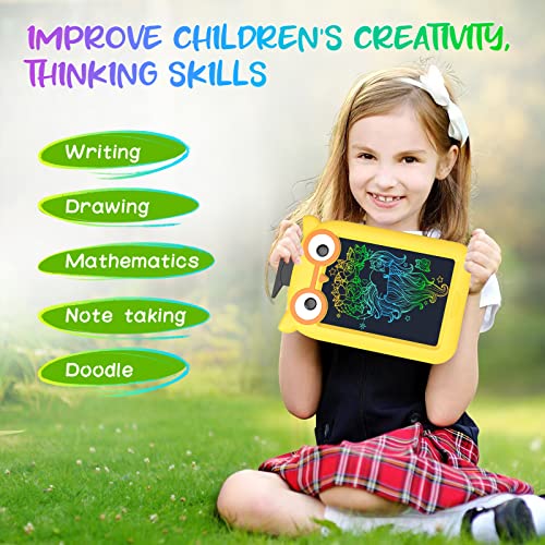 Sungoleo Rechargeable Lcd Writing Tablet 8.5 Inch Colorful Doodle Board Erasable Reusable Lcd Drawing Board Kids Gifts Learning Educational Toy For 3 4 5 6 7 8 Year Old Boys Girl Birthday Gifts #TOP4