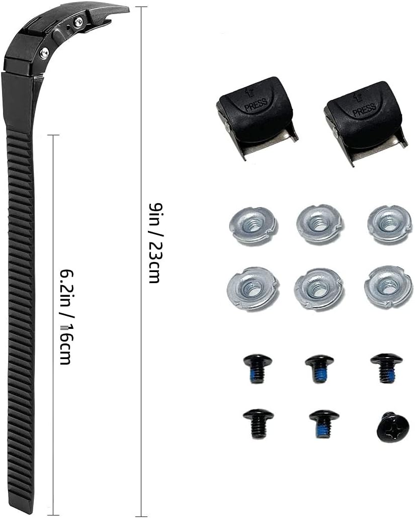 Yesok 2 Set Replacement Inline Skate Strap Universal Skating Shoes Energy Strap with Screws Nuts Skates Buckles : Sports & Outdoors