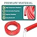 1 Inch Niikappu Red PEX-B Pipe, 100 Ft Pex B Tubing with Pex Crimping Tool and Cutter In Heavy-Duty Canvas Bag