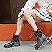 Gummistiefel Damen Wasserdicht Boots，Halbhohe Regenstiefel Chelsea Mit Rutschfest Sohle Modische Schlamm Outdoor Arbeit Stiefel Für Damen