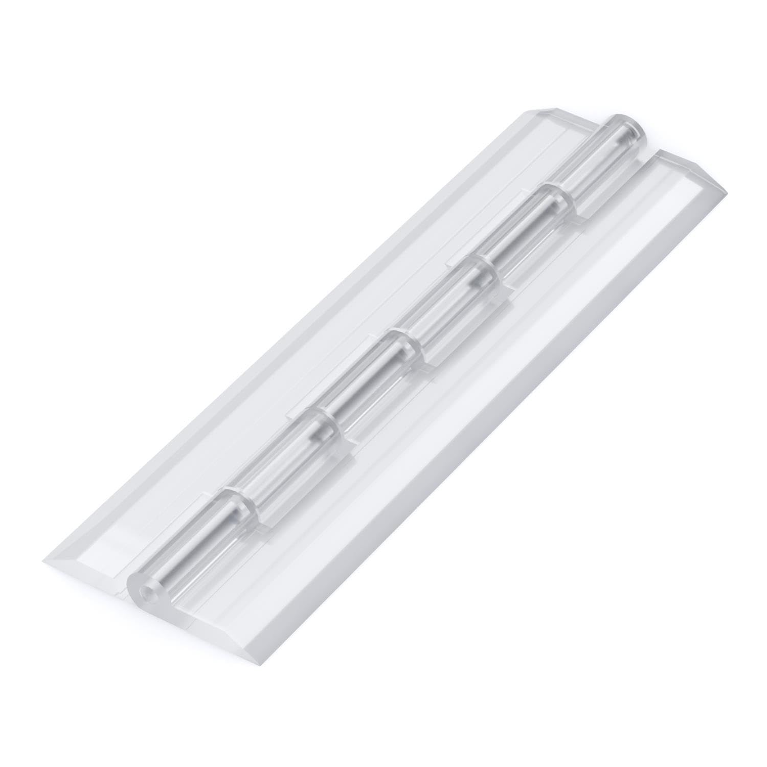 Caterpillar Red Clear Acrylic Piano Hinge 150Mm, Continuous Plastic Hinge, Acrylic/Pc Cabinet Hinge