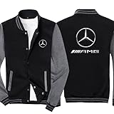 Herren Sweatshirt Baseball Uniform Jacke - Me.rced.es A.M.G Gedruckt Sweatshirt Langarm Casual Zip Track Jacken-Geschenk