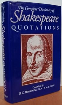 Hardcover Complete Dictionary of Shakespeare Quotations Book